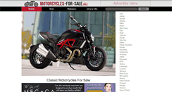 Desktop Screenshot of motorcycles-for-sale.biz