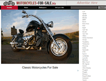 Tablet Screenshot of motorcycles-for-sale.biz